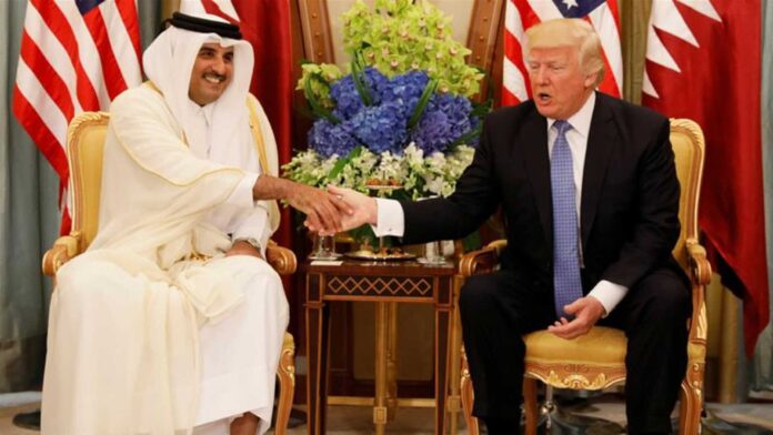 Trump, Qatar Emir Discuss Gulf Security