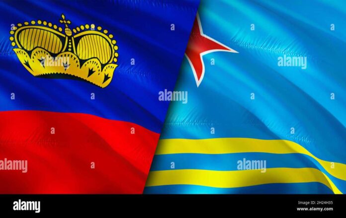 Aruba Vs Liechtenstein Football Match Celebration