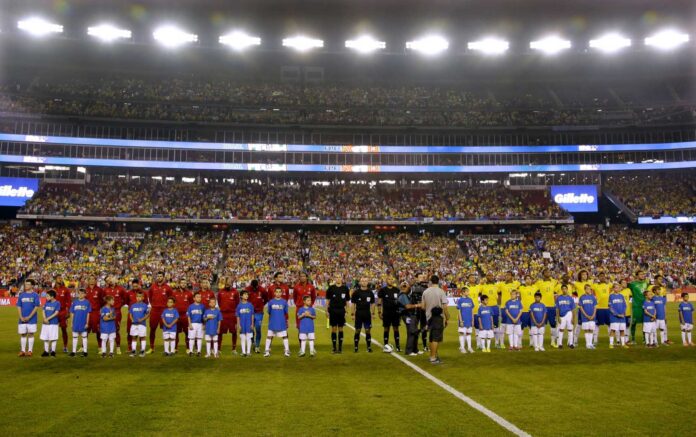 Brazil Vs France Football Match Gillette Stadium Boston