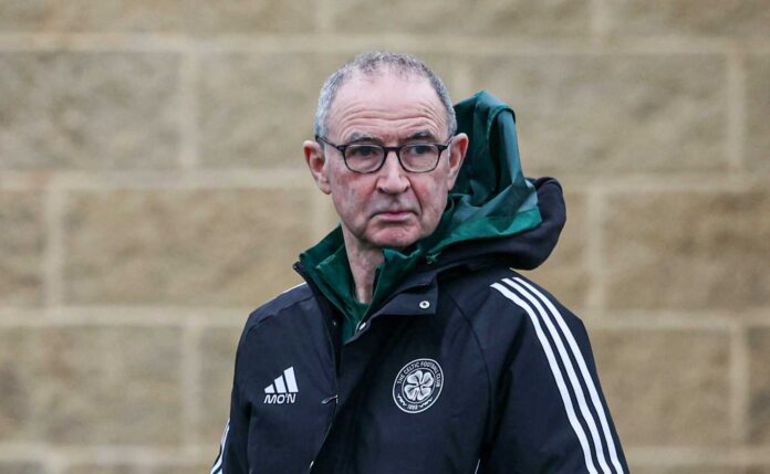Celtic Manager Martin O'neill And Kelechi Iheanacho