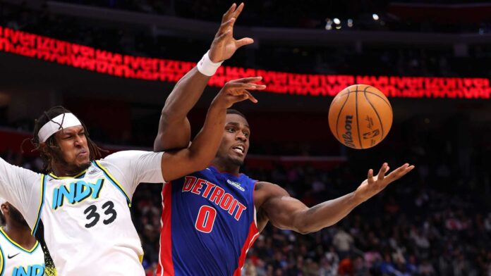 Detroit Pistons Celebrate Playoff Berth Vs Warriors