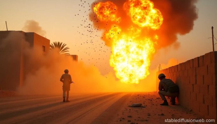 Ied Explosion Scene Kwara Niger Nigeria