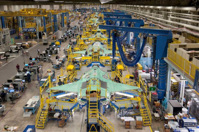 Lockheed Martin Weapons Factory Production Line