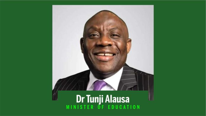 Minister Of Education Tunji Alausa Speaking