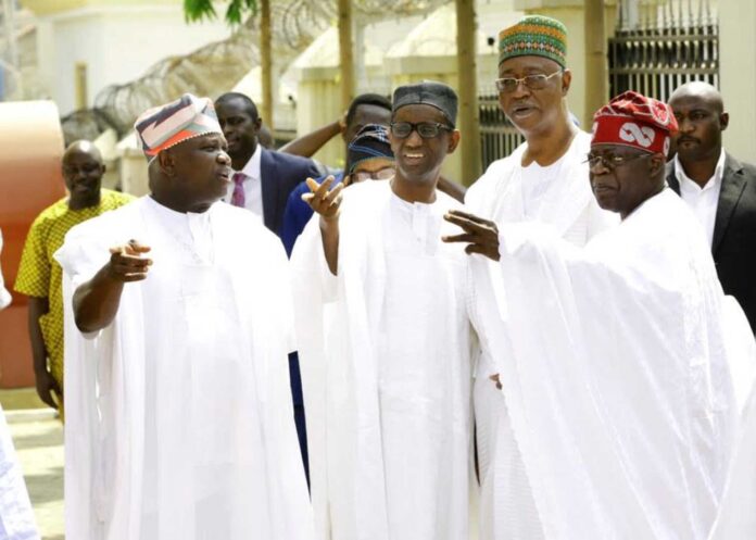 Mudashiru Obasa, Akinwunmi Ambode, Bola Tinubu Rally