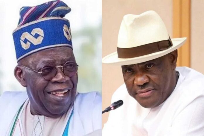 Nyesom Wike And Bola Tinubu Meeting