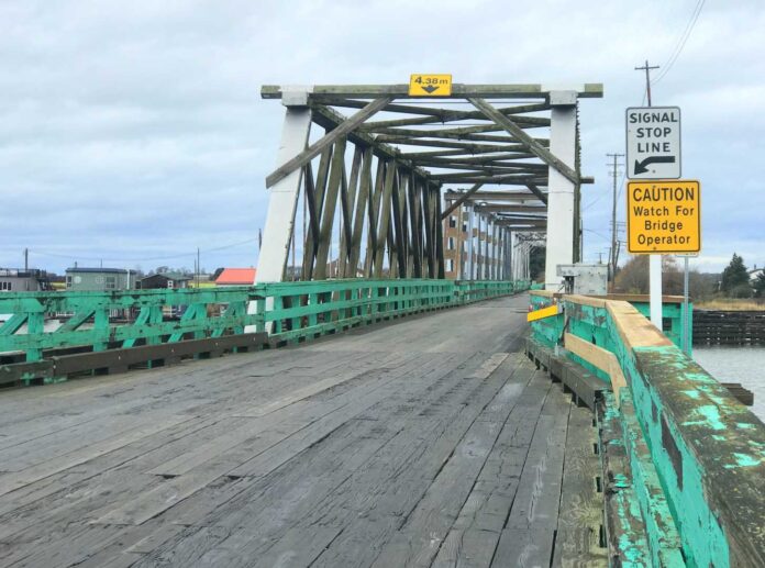 Westham Island Bridge Delta Canada Repairs