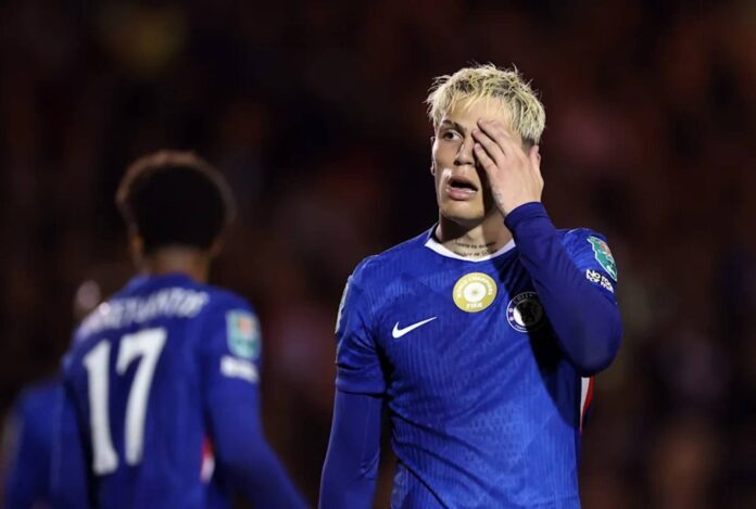 Alejandro Garnacho Chelsea Training