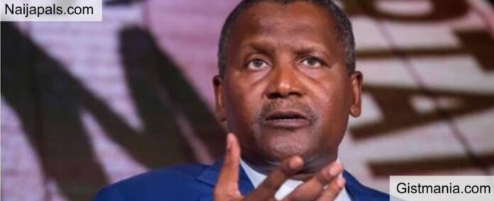 Aliko Dangote And George Elombi Signing Agreement
