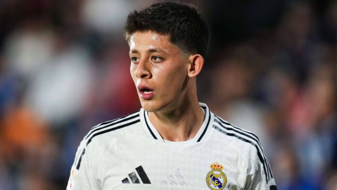 Arda Güler Celebrating Goal For Real Madrid