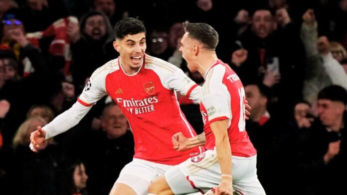 Arsenal Women's Champions League Quarterfinal Celebration