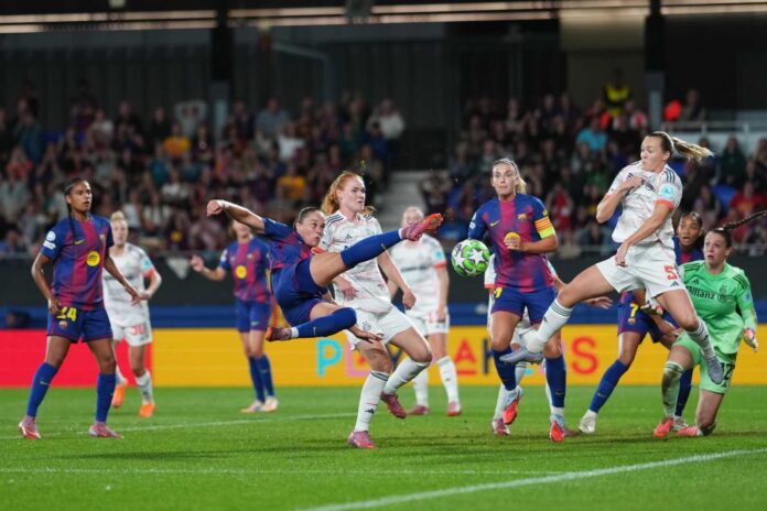 Bayern Munich Women Celebrating Champions League Quarter Final Win