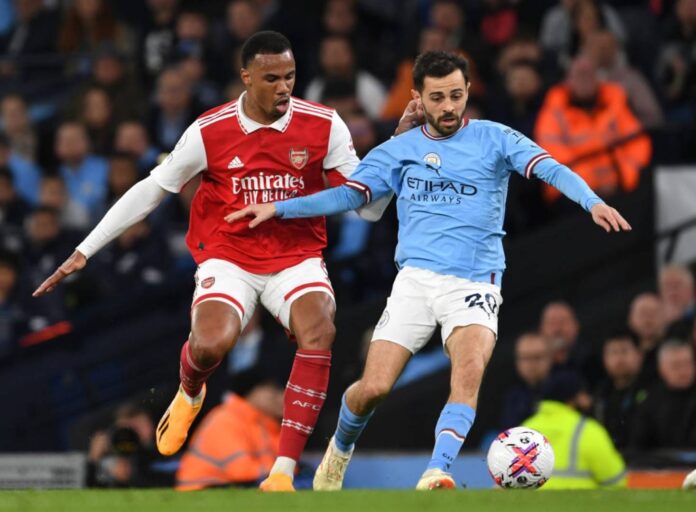 Bernardo Silva Manchester City Arsenal Match