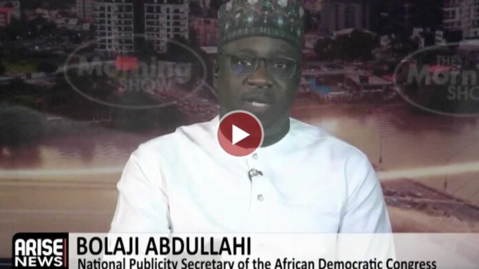 Bolaji Abdullahi Adc Inec Nigeria Election