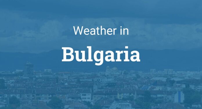 Bulgaria Weather Map With Cold Front