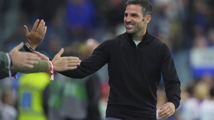 Cesc Fabregas Como Vs Udinese Serie A Match