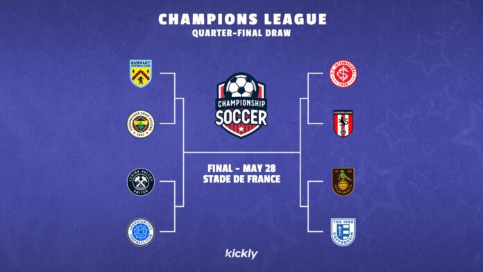 Champions League Quarter Final Matches Football Players