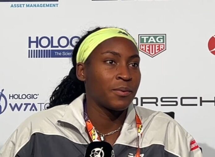 Coco Gauff Liudmila Samsonova Stuttgart Tennis Match