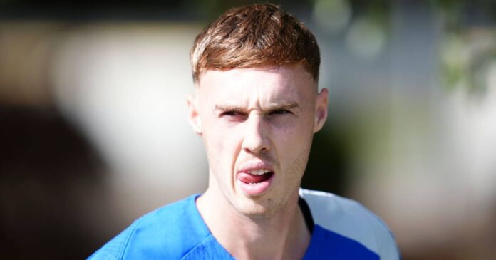 Cole Palmer Chelsea Training Injury Recovery