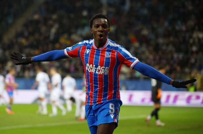 Crystal Palace Players Celebrating Conference League Win