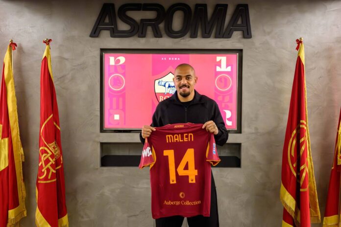 Donyell Malen As Roma Hat Trick Celebration