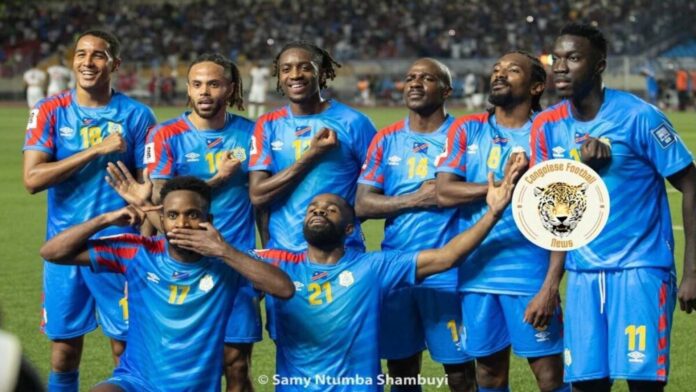 Dr Congo Football Team Celebrating World Cup Qualification