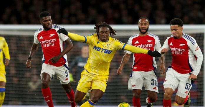 Ebere Eze Arsenal Champions League Celebration