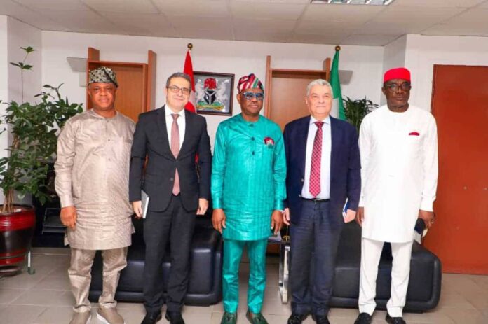 Eu Deputy Ambassador Zissimos Vergos Speaking In Abuja