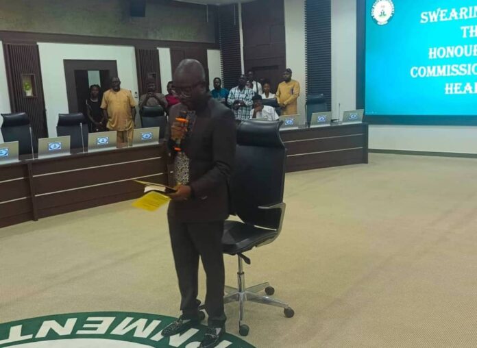 Governor Monday Okpebholo At Edo State University Commissioning