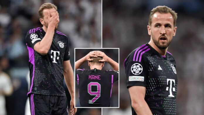 Harry Kane Scoring For Bayern Munich Against Real Madrid