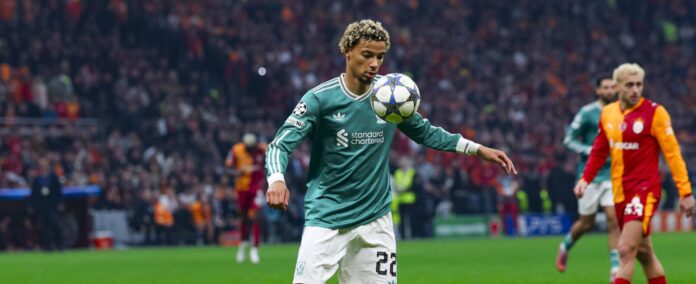 Hugo Ekitike Liverpool Injury Stretcher Anfield