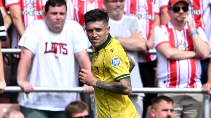Josh Windass Goal Celebration For Wrexham