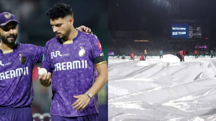 Kkr Vs Pbks Rain Eden Gardens Ipl 2026