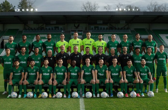 Ludogorets U13 Youth Football Team Celebrating