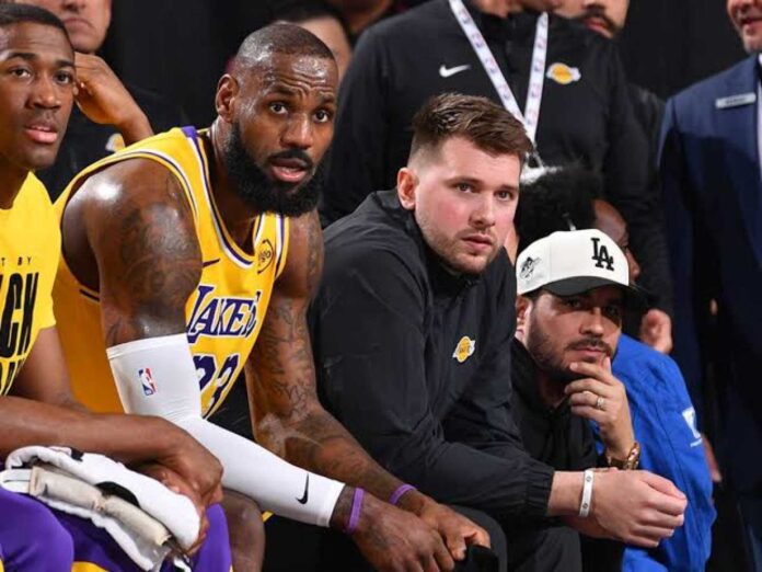 Luka Doncic Lakers Injury Hamstring Thunder Game