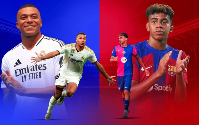 Michael Olise, Kylian Mbappé, Lamine Yamal Football