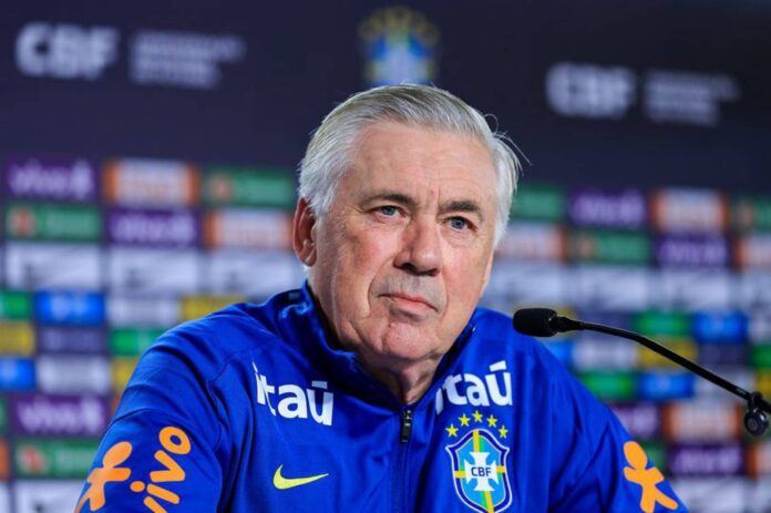Neymar And Carlo Ancelotti Brazil Football