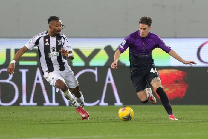Nicolò Fagioli Scoring Goal For Fiorentina