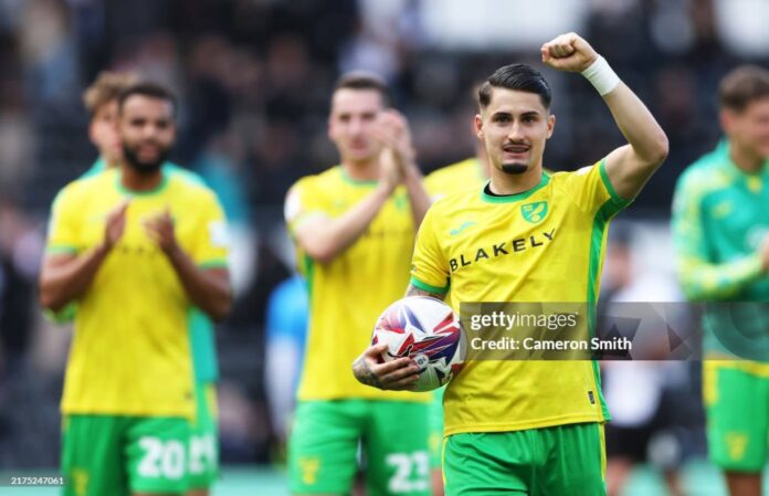Norwich City Vs Derby County Championship Match