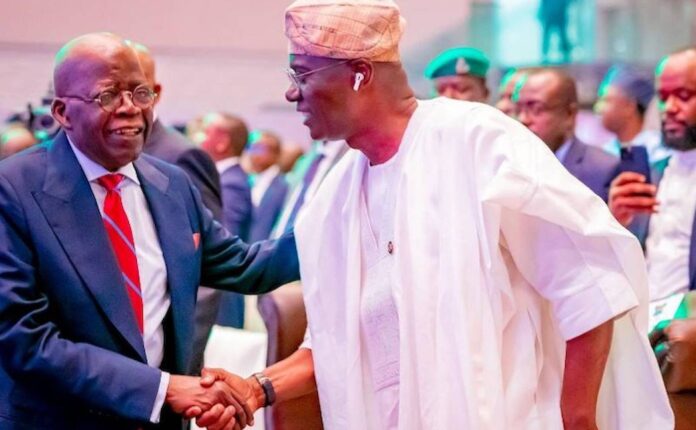 President Bola Tinubu And Governor Babajide Sanwo Olu Commissioning Lagos Projects