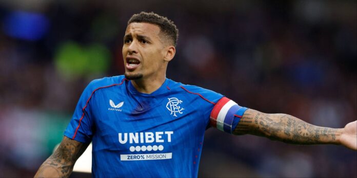 Rangers Captain James Tavernier Waving Goodbye