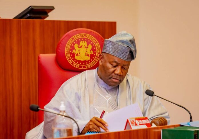 Senate President Godswill Akpabio Declaring Seat Vacant