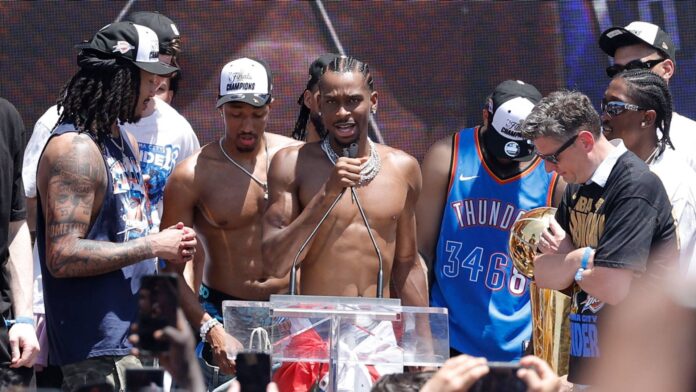 Shai Gilgeous Alexander Oklahoma City Thunder