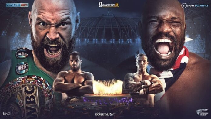 Tyson Fury Weigh In At Tottenham Hotspur Stadium