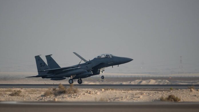 Us F 15e Fighter Jet Rescue Operation Iran