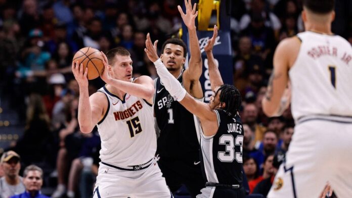 Victor Wembanyama Vs Nikola Jokic Nba Game