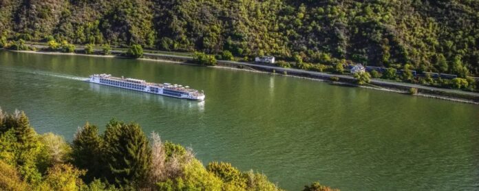 Viking Eldir River Cruise Ship Norway Winter
