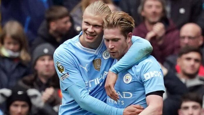 Erling Haaland Manchester City Everton Premier League