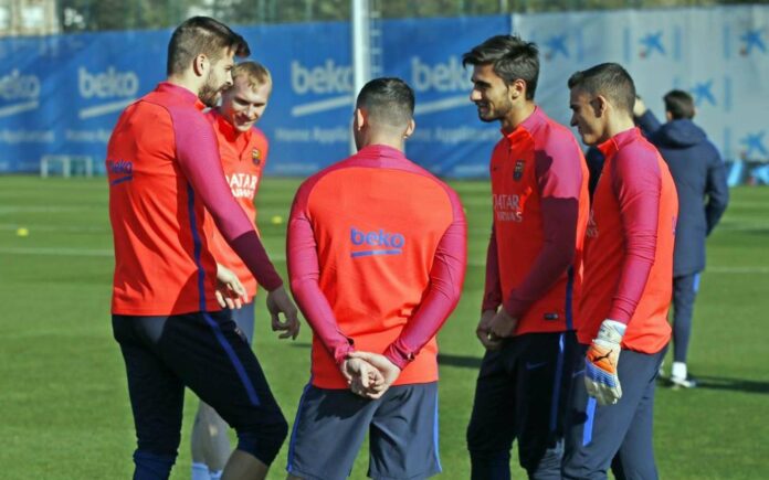 Fc Barcelona Training Session Ciutat Esportiva