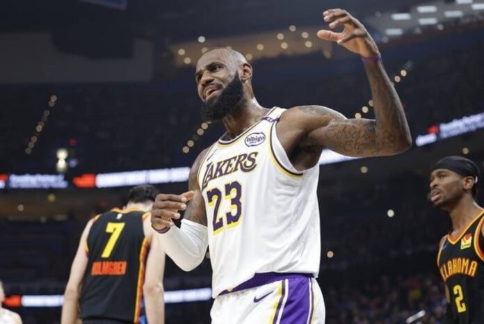 La Lakers Vs Oklahoma City Thunder Nba